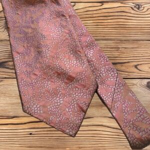 Vintage Nordstrom Men's 100% Silk Mauve Tie